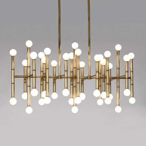 robert abbey meurice rectangular chandelier