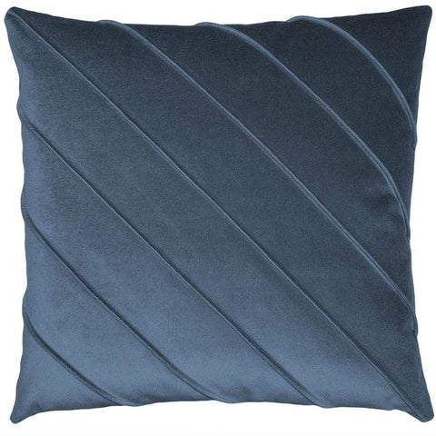 Square Feathers Home Empire Birch Robin Egg Blue Ribbon Pillow