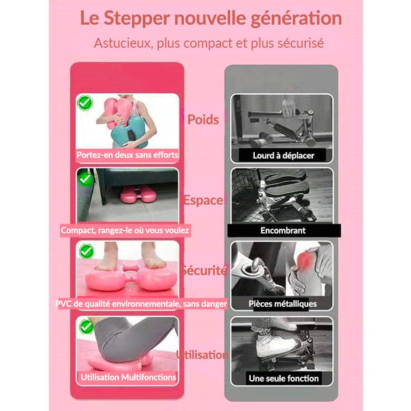 stepper mystep gonflable steps chez soi à domicile