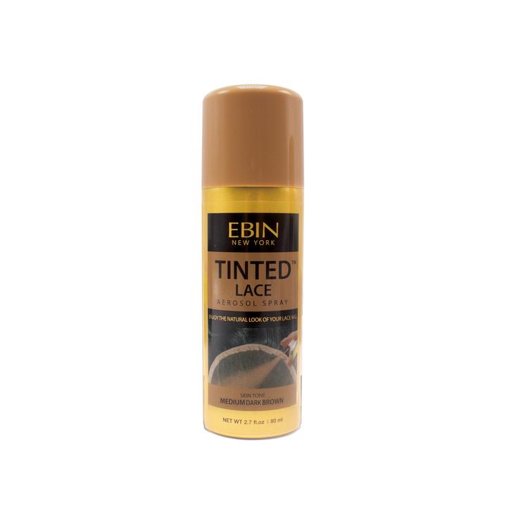  EBIN NEW YORK Tinted Lace Spray 10X Quick Dry 3.38oz/ 100ml -  Medium Dark Brown
