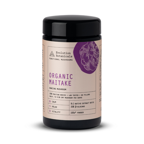 Jar of Evolution Botanicals Maitake