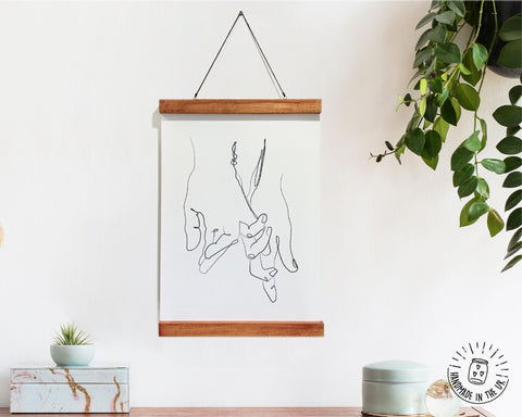 handmade Wooden Hanging Frame