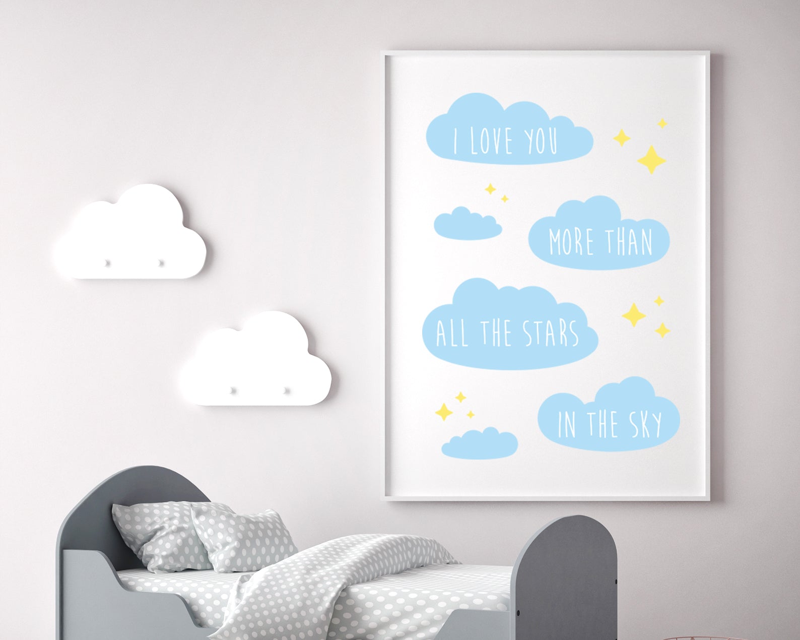 I Love You More Than All The Stars In The Sky Wall Art Print Graphic Print Company