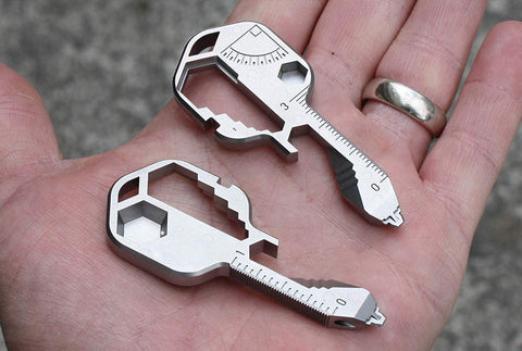 New Multi-Tool Key Multifunctional Key Pendant Wrench Set Universal Keys Gear Clips Measuring Adjustable Portable Home Hand Tool