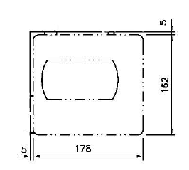 Corner Casting Top View