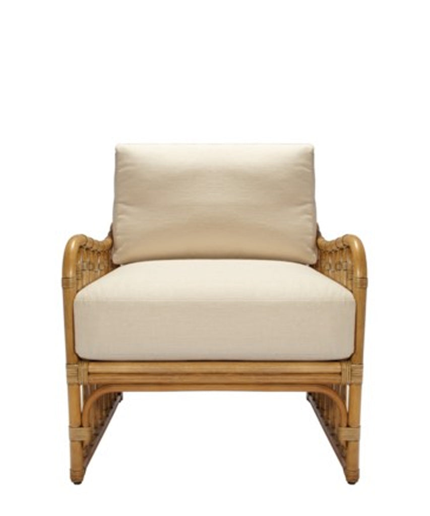 Rattan Lounge Chair / Retro Rattan Lounge Chair Mecox Gardens