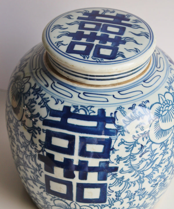 Blue Ginger Jar Gift Wrap - Abigail Christine Design