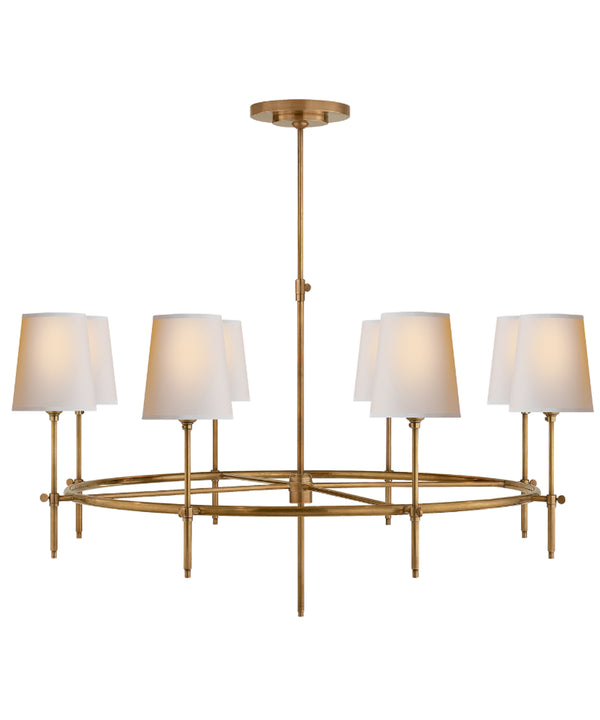 Bryant Small Chandelier Antique Brass - Trenzseater