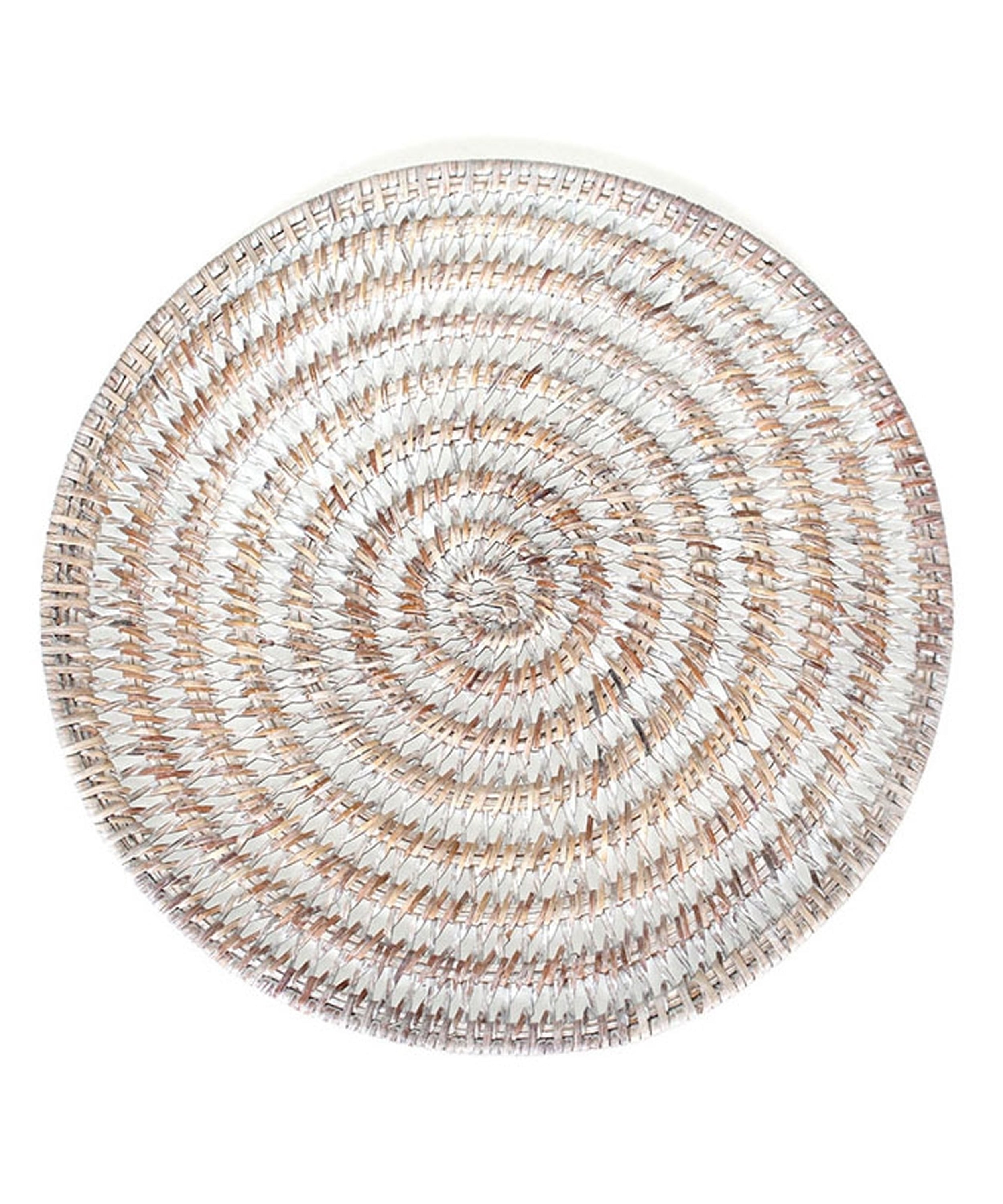Woven Charger, White Wash