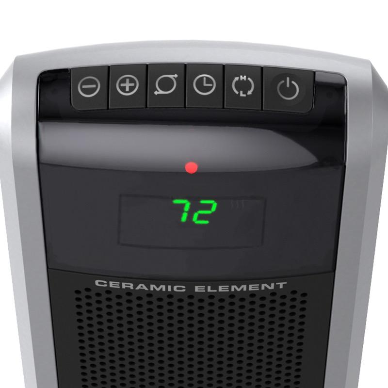 Lasko 5586 1550w Digital Oscillating Ceramic Tower Heater Black