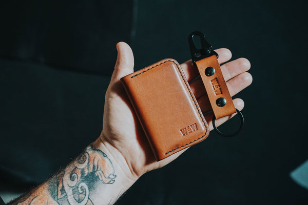 Whiskey & Wolf Wallet and Key Clip