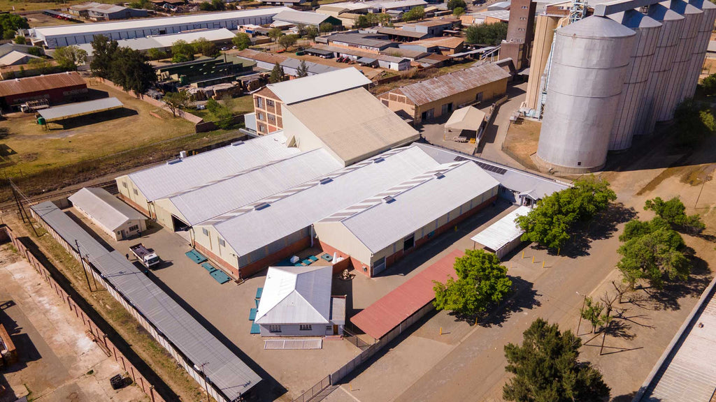 Roff factory roof prior to solar installation