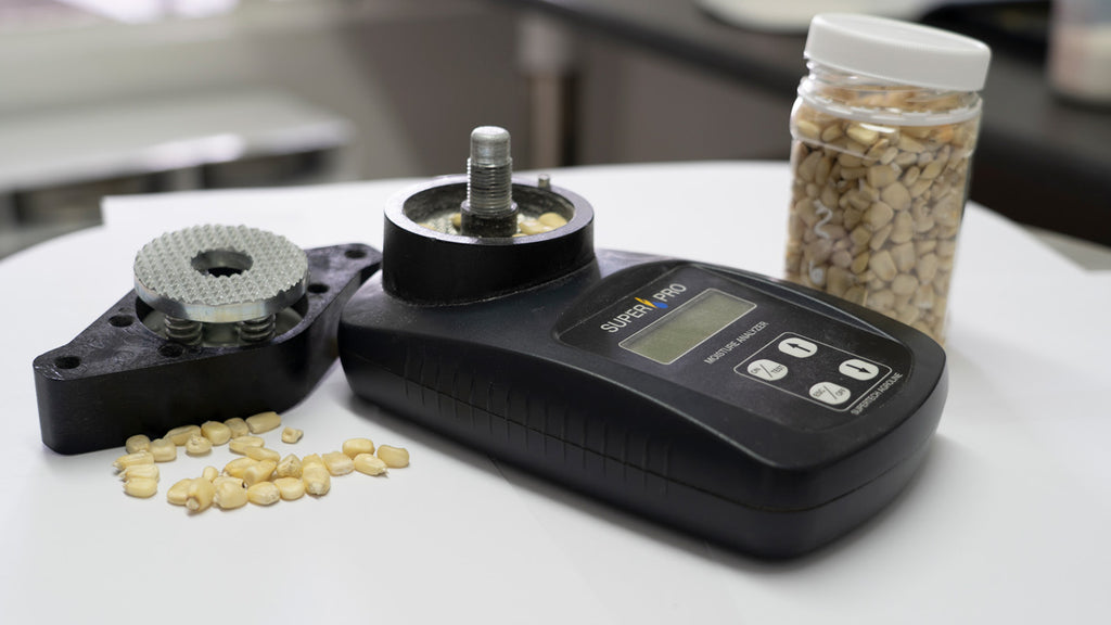 Use the superpro moisture tester to ensure quality remains consistent