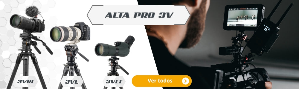 Trípodes de Vídeo Alta Pro 3VRL y 3VL