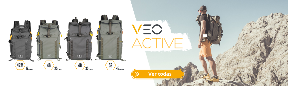 Mochila trekking para fotógrafos Veo Active 53GY – Vanguard España