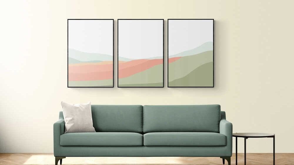 pastel colors living room