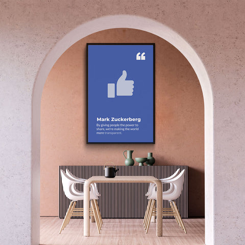 Mark zuckerberg poster