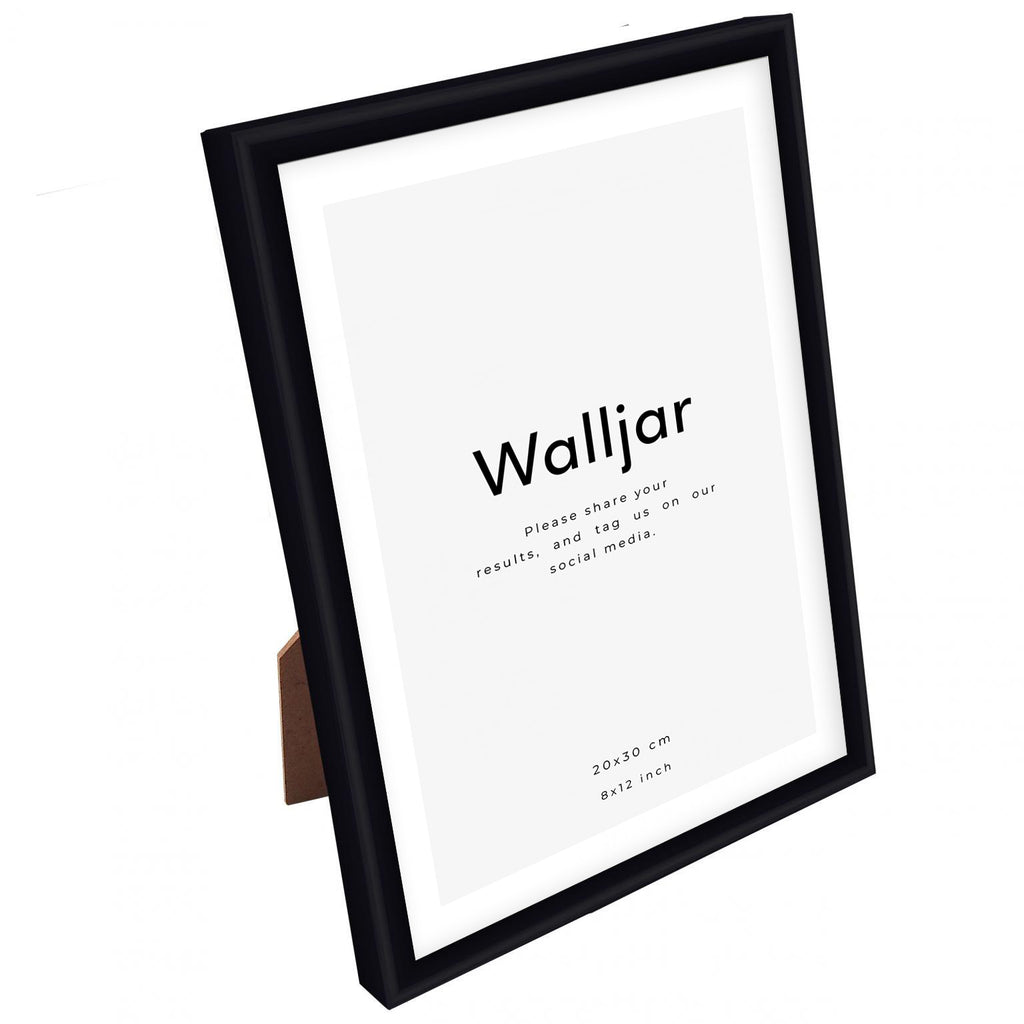 Kunststof Fotolijst Zwart 20 x 30 cm bestellen | Walljar.com