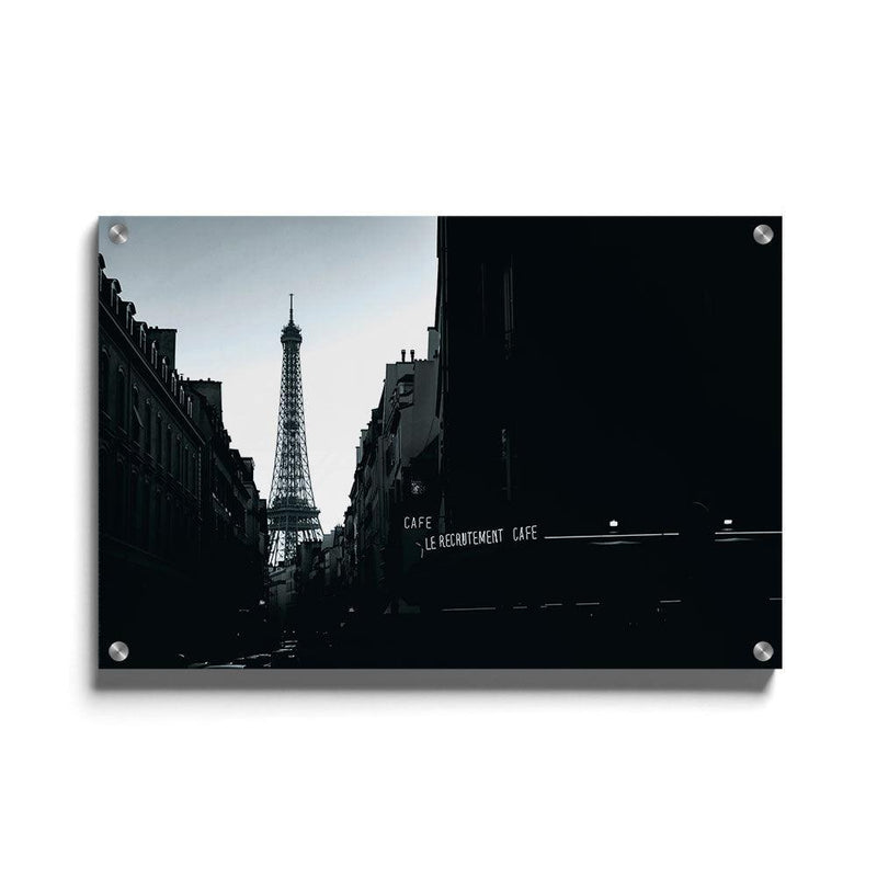vijand emmer Wees Zwart wit poster Café Parijs bestellen | Walljar.com