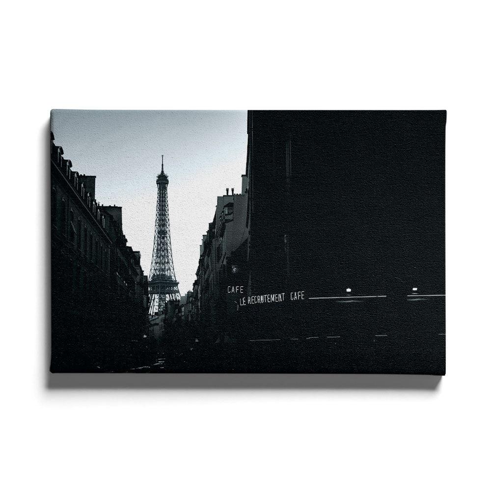 chatten In zoomen Zuidelijk Zwart wit poster Café Parijs bestellen | Walljar.com