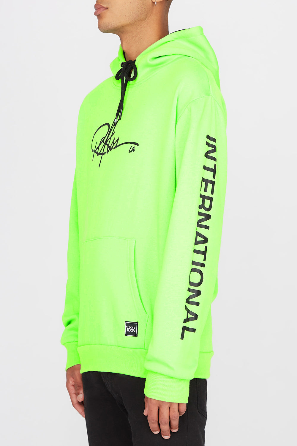 bright green hoodie mens