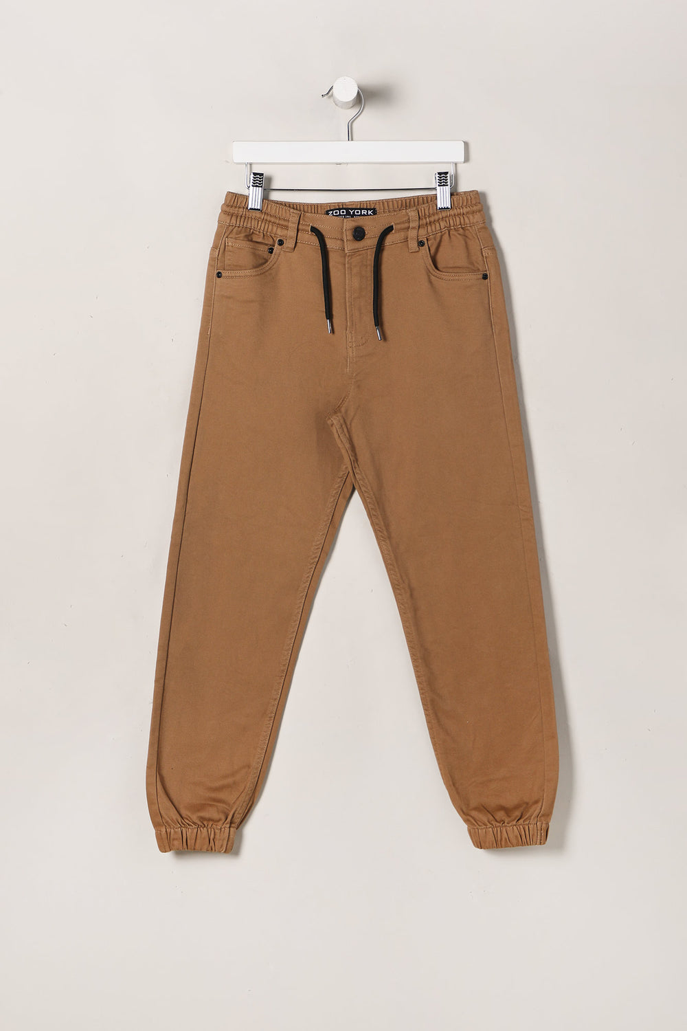Zoo York Youth Relaxed Soft Denim Jogger Camel