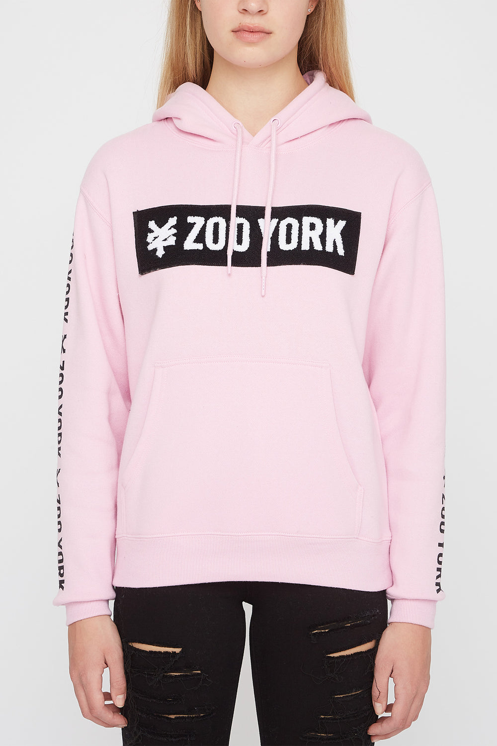 zoo york pink hoodie