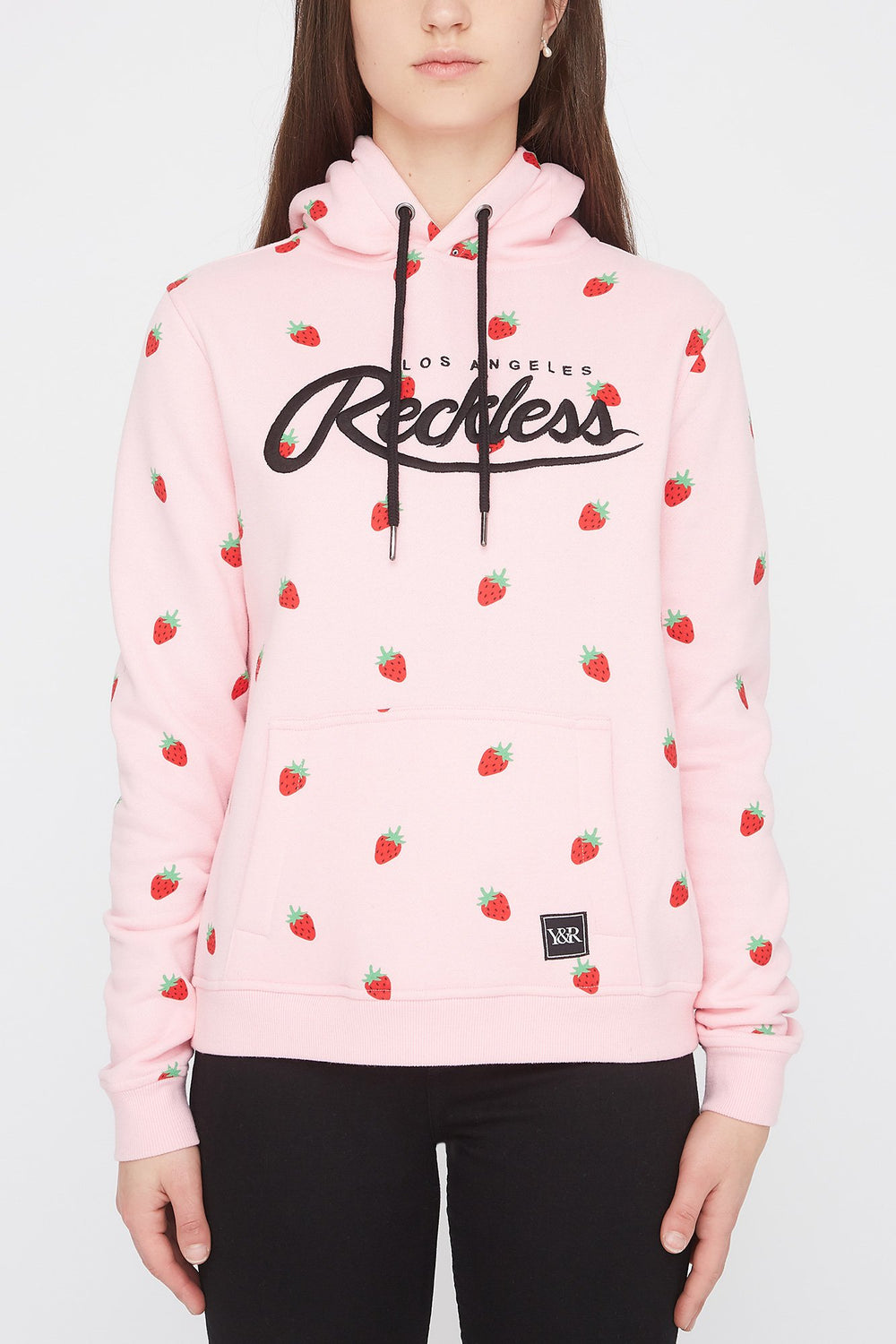 young and reckless pink hoodie