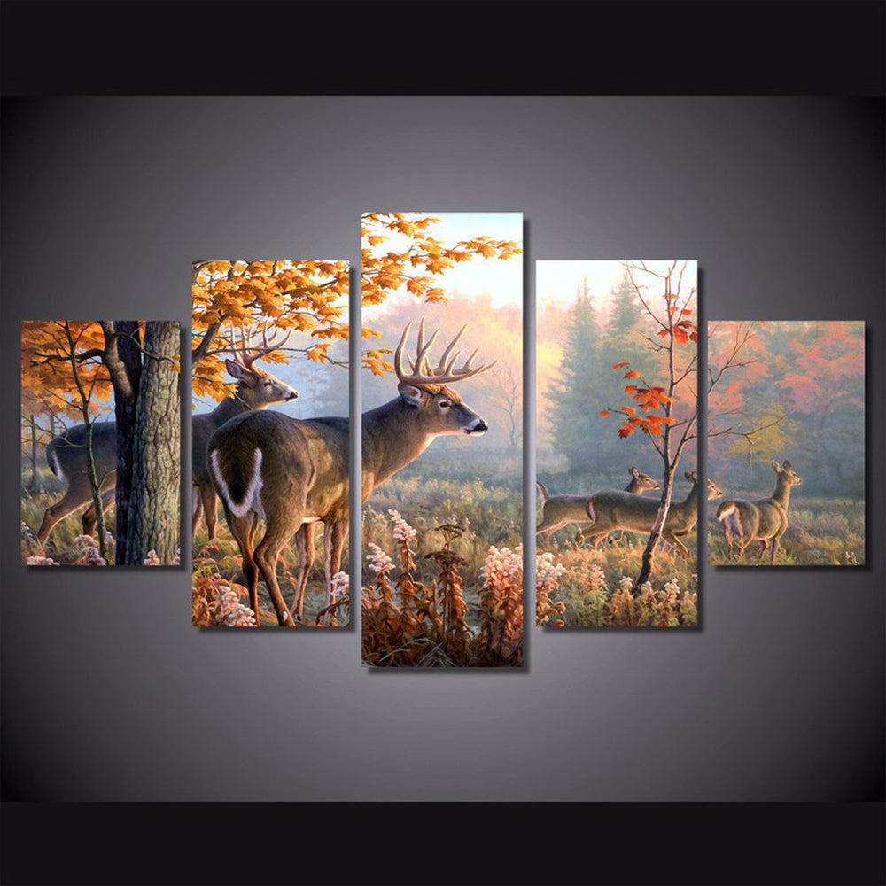 whitetail deer wall art