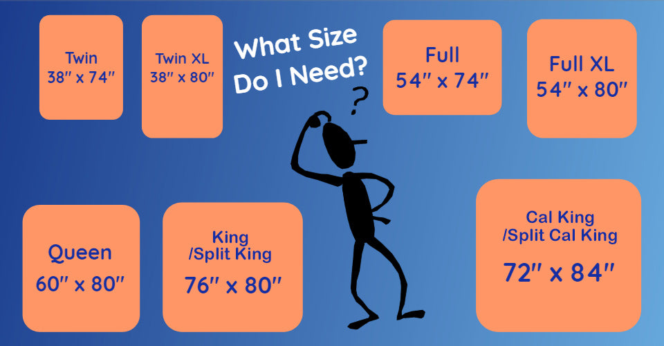 mattress size chart