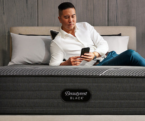 beautyrest b-class plush reduced motion transfer mattress