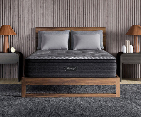 beautyrest b-class plush pillow top mattress