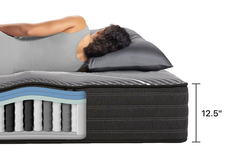 beautyrest bx-class plush mattress layers
