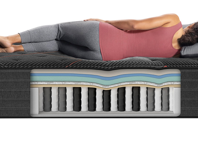 beautyrest c-class plush pillow top mattress layers