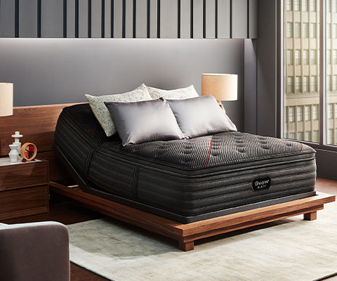 beautyrest c-class pressure relief plush pillow top mattress