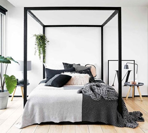 four poster bed modern