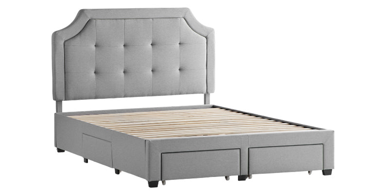 malouf carlise headboard and watson bed base