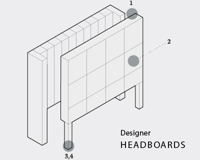 malouf headboard diagram