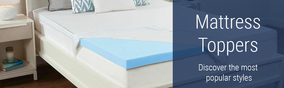 Comfort Revolution Mattress Toppers Memory Foam Bed Toppers