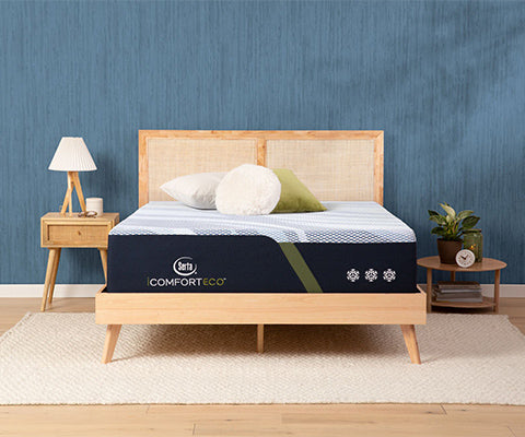 Serta iComfortECO 14 Memory Foam Firm Smooth Top Mattress Medium Feel