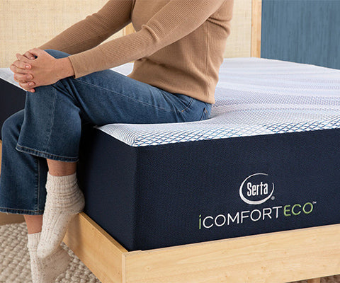 Serta iComfortECO 14 Memory Foam Firm Smooth Top Mattress Serta Foam Core