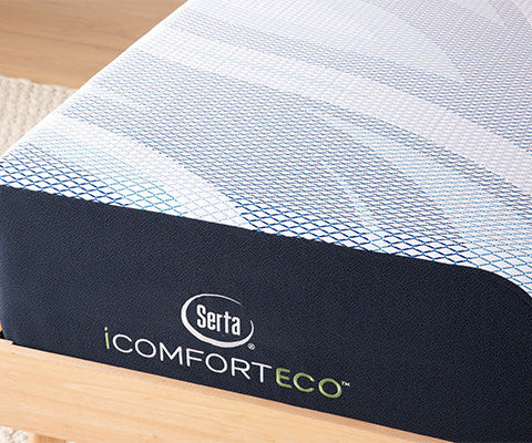 Serta iComfortECO 14.5 Memory Foam Plush Smooth Top Mattress Plush Feel