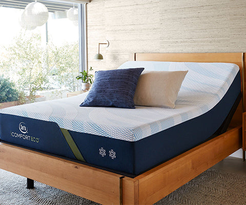 Serta iComfortECO 12 Memory Foam Firm Smooth Top Mattress Medium Feel