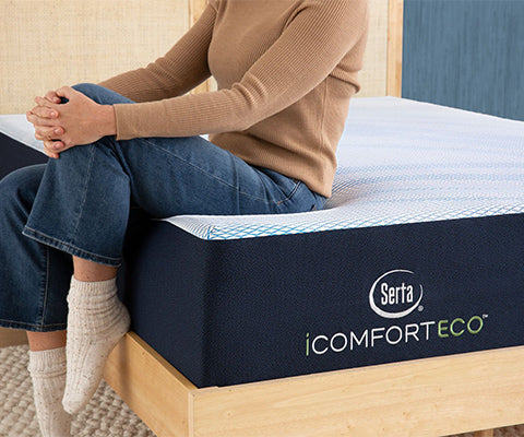 Serta iComfortECO 12 Memory Foam Firm Smooth Top Mattress Serta Foam Core