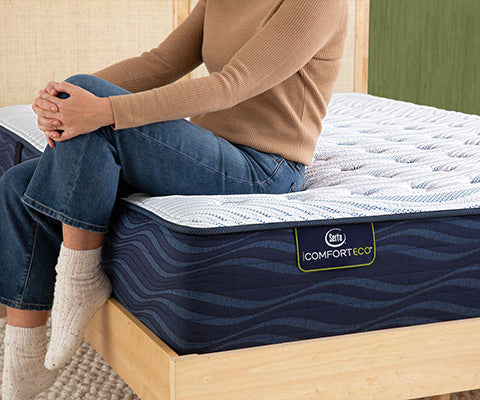 Serta iComfortECO 12.5 Hybrid Medium Mattress Recycled Base