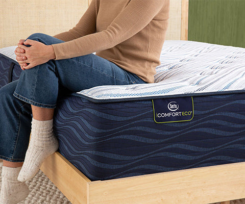 Serta iComfortECO 15 Plush Firm Mattress Recylced Base