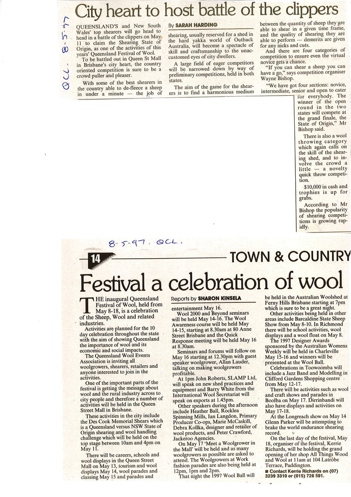 Queensland Festival of Wool 1997