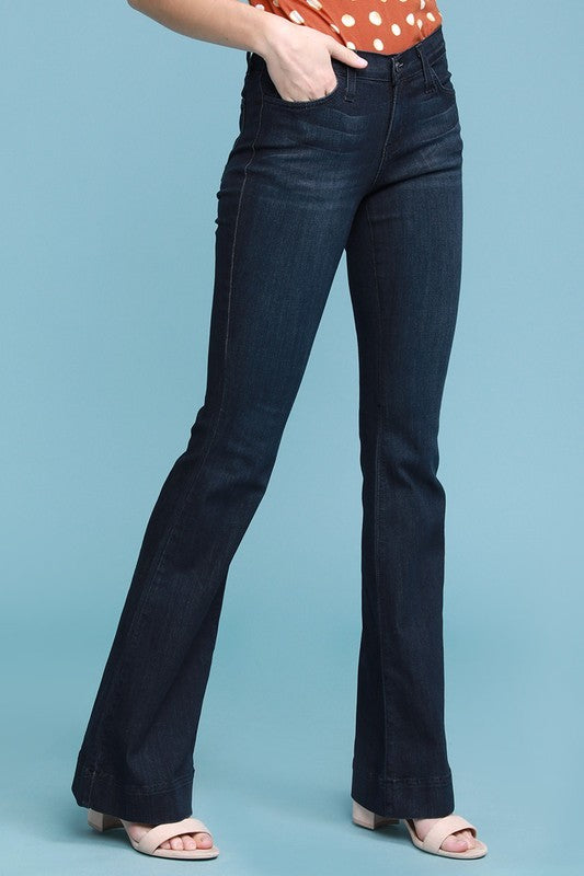 judy blue black flare jeans