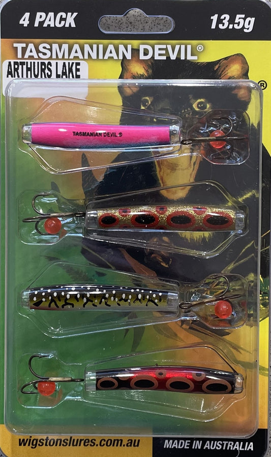 Tasmanian Devil 13.5g - BR Bloody Ripper – Trophy Trout Lures and Fly  Fishing