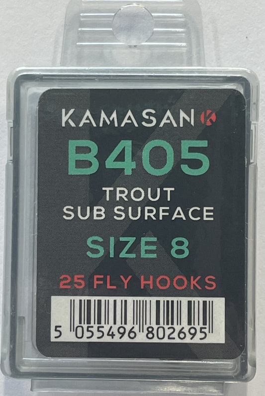 Kamasan B440 Trout Dry Fly Traditional Fly Hooks (Size 12